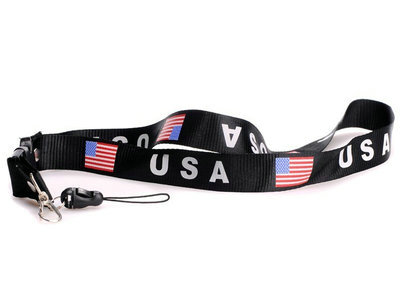 2011-2012 USA Soccer Logo Lanyard Keychain Black
