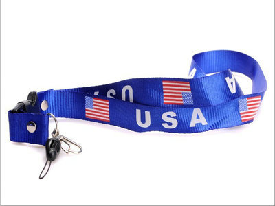 2011-2012 USA Soccer Logo Lanyard Keychain Navy Blue