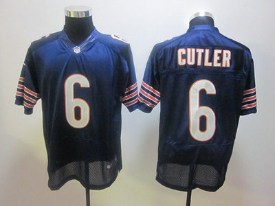 Chicago Bears 6 Jay Cutler Blue 2012 Nike NFL Elite Jerseys 