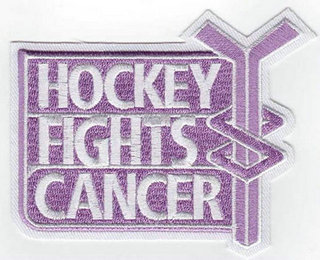 2017 NHL Hockey Fights Cancer Game Jersey Patch