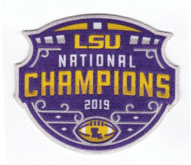 2019 College National Champions LSU Tigers Football Patch