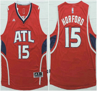 Atlanta Hawks #15 Al Horford Revolution 30 Swingman 2014 New Red Jersey