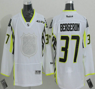 Boston Bruins #37 Patrice Bergeron 2015 All-Stars White Jersey
