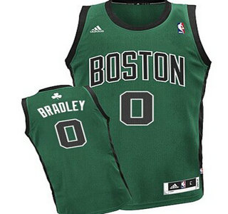 Boston Celtics #0 Avery Bradley Green With Black Swingman Jersey