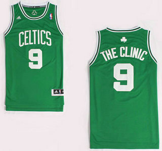 Boston Celtics #9 Rajon Rondo The Clinic Nickname Revolution 30 Swingman Green Jersey