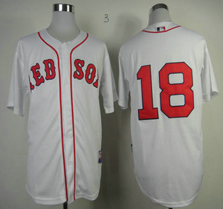Boston Red Sox #18 Daisuke Matsuzaka White Jersey