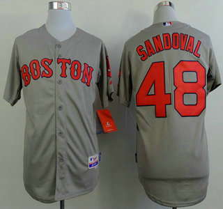 Boston Red Sox #48 Pablo Sandoval 2014 Gray Jersey