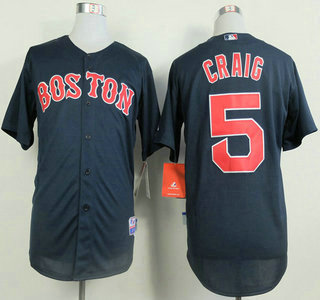 Boston Red Sox #5 Allen Craig 2014 Navy Blue Jersey