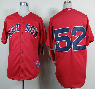 Boston Red Sox #52 Yoenis Cespedes 2014 Red Jersey