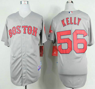 Boston Red Sox #56 Joe Kelly 2014 Gray Jersey