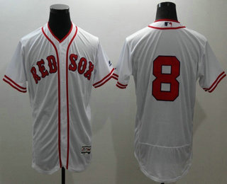 Boston Red Sox #8 Carl Yastrzemski White Flexbase 2016 MLB Player Jersey