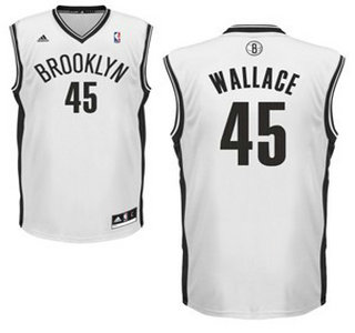 Brooklyn Nets #45 Gerald Wallace White Swingman Jersey