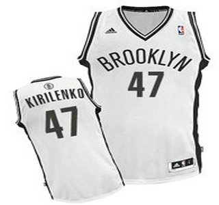 Brooklyn Nets #47 Andrei Kirilenko White Swingman Jersey