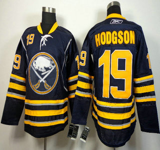 Buffalo Sabres #19 Cody Hodgson Dark Blue Jersey