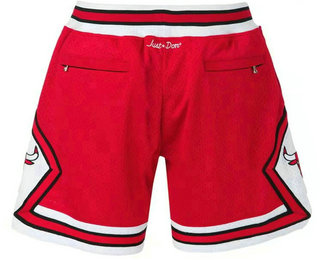 Chicago Bulls 1997-98 Red Swingman Throwback Shorts 002