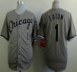 Chicago White Sox #1 Adam Eaton Grey Jersey