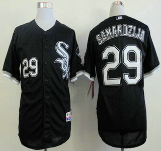 Chicago White Sox #29 Jeff Samardzija Black Jersey