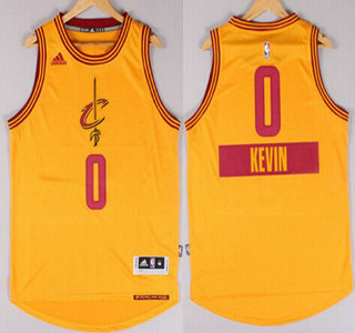 Cleveland Cavaliers #0 Kevin Love Revolution 30 Swingman 2014 Christmas Day Yellow Jersey