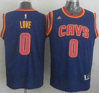 Cleveland Cavaliers #0 Kevin Love Revolution 30 Swingman 2014 Navy Blue Jersey