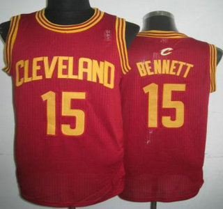 Cleveland Cavaliers #15 Anthony Bennett Red Revolution 30 Authentic Jersey
