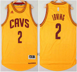 Cleveland Cavaliers #2 Kyrie Irving 2015 New Style Yellow Revolution 30 Swingman Jersey