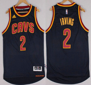 Cleveland Cavaliers #2 Kyrie Irving Revolution 30 Swingman 2014 New Navy Blue Jersey