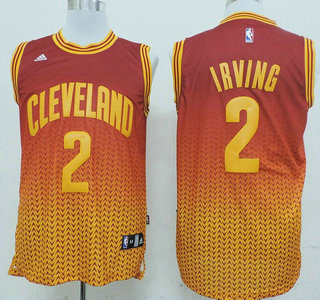 Cleveland Cavaliers #2 Kyrie Irving Revolution 30 Swingman Red Fashion Jersey