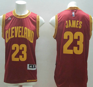 Cleveland Cavaliers #23 LeBron James 2015 New Style Red Revolution 30 Swingman Jersey
