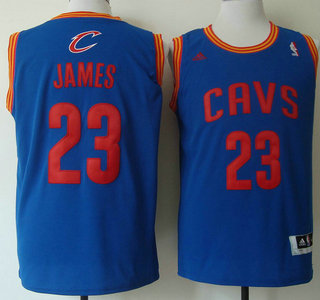 Cleveland Cavaliers #23 LeBron James Revolution 30 Swingman Light Blue Jersey
