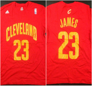 Cleveland Cavaliers #23 LeBron James Red Revolution 30 Swingman T-shirt