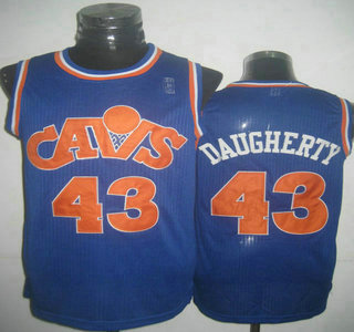 Cleveland Cavaliers #43 Brad Daugherty Blue Revolution 30 Authentic Jersey