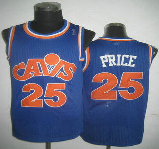 Cleveland Cavaliers 25 Mark Price Blue Revolution 30 Authentic Jersey