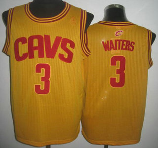 Cleveland Cavaliers 3 Dion Waiters Yellow Revolution 30 Authentic Jersey