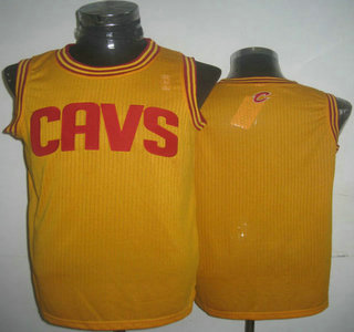 Cleveland Cavaliers Blank Yellow Revolution 30 Authentic Jersey