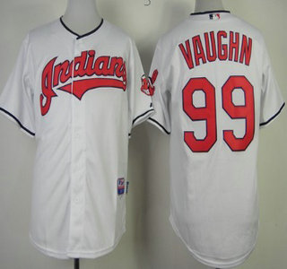 Cleveland Indians #99 Rick Vaughn 2013 White Jersey