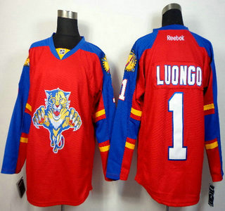Florida Panthers #1 Roberto Luongo Red Jersey