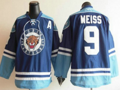 Florida Panthers 9 Stephen Weiss Blue Third Jersey