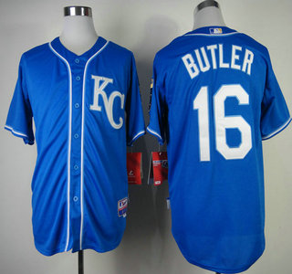 Kansas City Royals #16 Billy Butler Dark Blue 2014 Cool Base Jersey