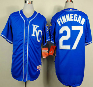 Kansas City Royals #27 Brandon Finnegan 2014 Blue Jersey