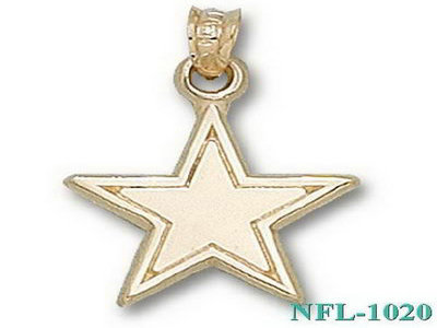 LogoArt Dallas Cowboys 10kt Gold Pendant