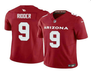 Men's Arizona Cardinals #9 Desmond Ridder Red 2024 FUSE Vapor Limited Stitched Jersey