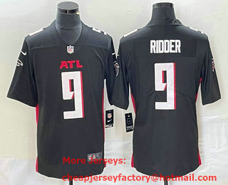 Men's Atlanta Falcons #9 Desmond Ridder New Black Vapor Untouchable Limited Stitched Jersey