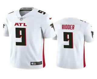 Men's Atlanta Falcons #9 Desmond Ridder White 2023 FUSE Vapor Limited Stitched Jersey