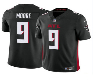 Men's Atlanta Falcons #9 Rondale Moore Black 2023 FUSE Vapor Untouchable Limited Stitched Football Jersey