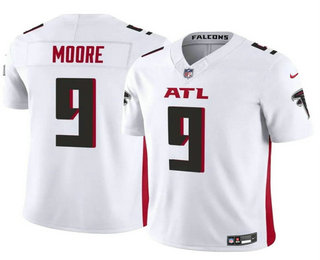 Men's Atlanta Falcons #9 Rondale Moore White 2023 FUSE Vapor Untouchable Limited Stitched Football Jersey