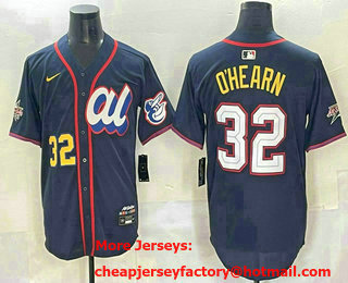 Men's Baltimore Orioles #32 Ryan O'Hearn Number Navy 2025 All Star Limited Stitched Jersey
