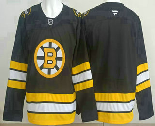 Men's Boston Bruins Blank Black 2025 Authentic Jersey