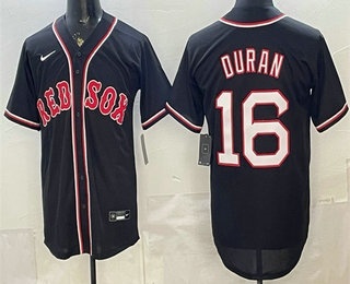 Men's Boston Red Sox #16 Jarren Duran 2026 Black Fashion Cool Base Jersey