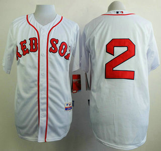 Men's Boston Red Sox #2 Xander Bogaerts White Jersey