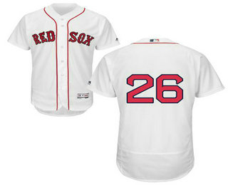 Men's Boston Red Sox #26 Wade Boggs White 2016 Flexbase Baseball Jersey